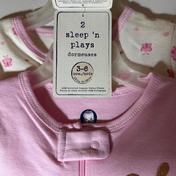 Gerber organic set of 2 sleep 'n plays - Picture 2 of 4